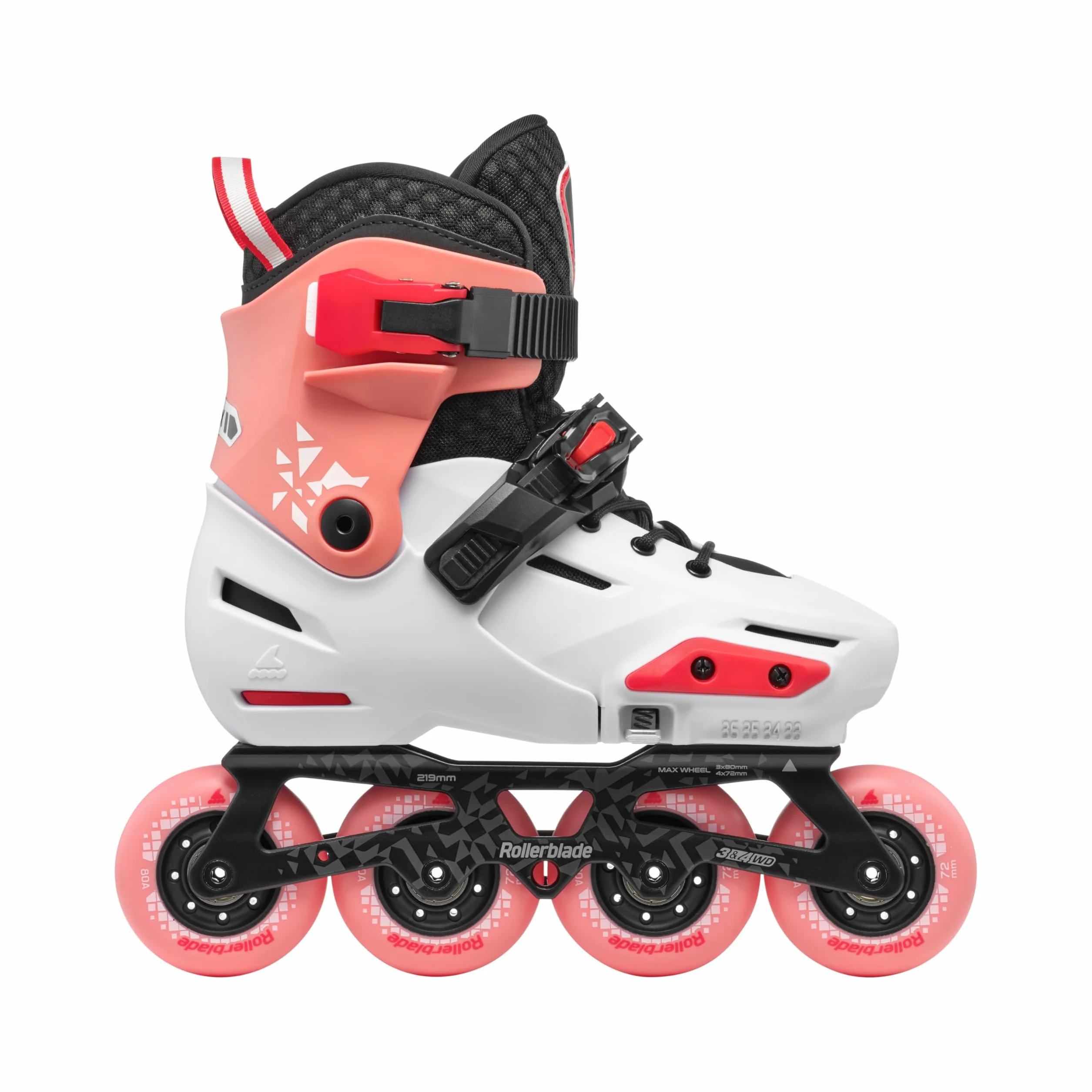 Rollerblade APEX łyżworolki 2025 Platinum/Coral